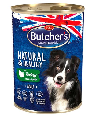  Butcher's Natural & Healthy Karma dla psa z indykiem kawałki w galarecie - 400 g - cena, opinie, wskazania - Apteka internetowa Melissa  