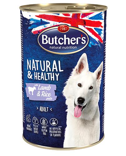  Butcher's Natural & Healthy Pasztet  dla psów z jagnięciną i ryżem - 1200 g - cena, opinie, właściwości - Apteka internetowa Melissa  