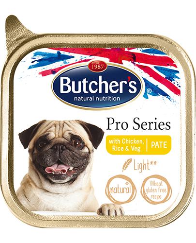 Butcher's Pro Series Light Karma dla dorosłych psów pasztet z kurczakiem ryżem i warzywami - 150 g - cena, opinie, właściwości - Apteka internetowa Melissa