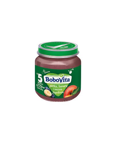 BOBOVITA Banany, jabłka i owoce jagodowe po 5 m-cu - 125 g - Apteka internetowa Melissa