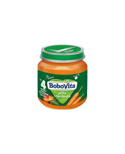 BOBOVITA Jabłka z marchewką po 4 m-cu - 125 g - Apteka internetowa Melissa