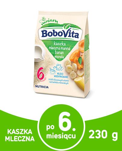 BOBOVITA Kaszka mleczno-pszenna o smaku owocowym po 9 m-cu - 230 g - Apteka internetowa Melissa