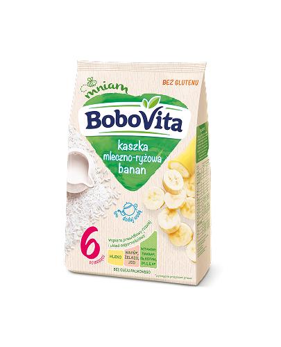 BOBOVITA Kaszka mleczno-ryżowa o smaku bananowym po 4 m-cu - 230 g - Apteka internetowa Melissa