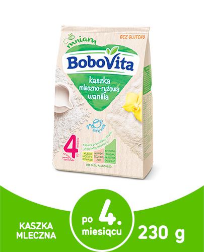 BOBOVITA Kaszka mleczno-ryżowa o smaku waniliowym po 4 m-cu - 230 g - Apteka internetowa Melissa