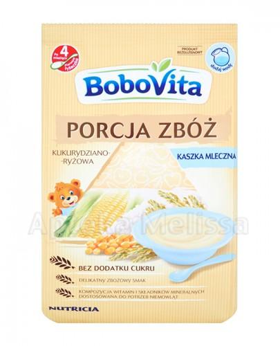  BOBOVITA PORCJA ZBÓŻ Kukurydziano-ryżowa kaszka mleczna po 4 m-cu - 210 g - Apteka internetowa Melissa  