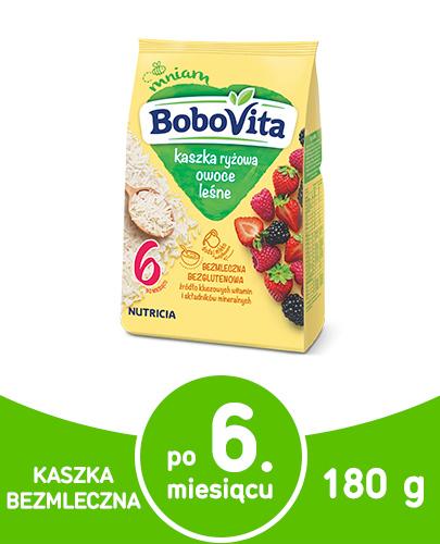 BOBOVITA Kaszka ryżowa o smaku owoców leśnych po 6 m-cu - 180 g - Apteka internetowa Melissa