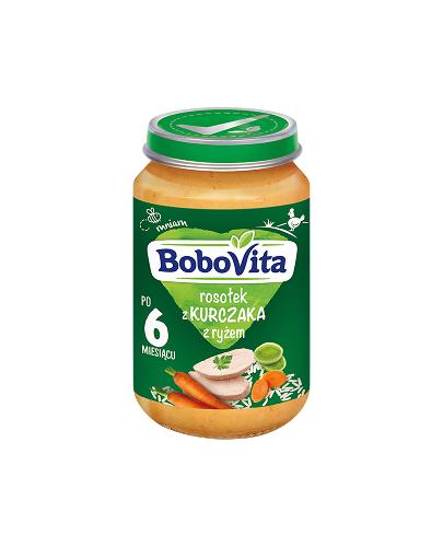 BOBOVITA Rosołek z kurczaka z ryżem po 6 m-cu - 190 g - Apteka internetowa Melissa