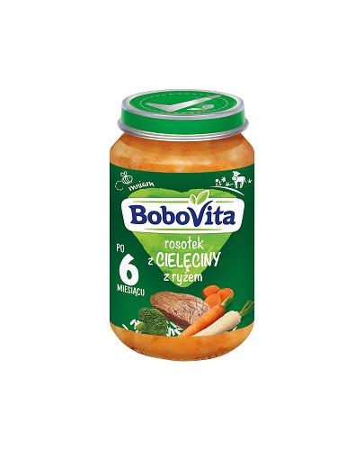 BOBOVITA Rosołek z cielęciny z ryżem po 6 m-cu - 190 g - Apteka internetowa Melissa