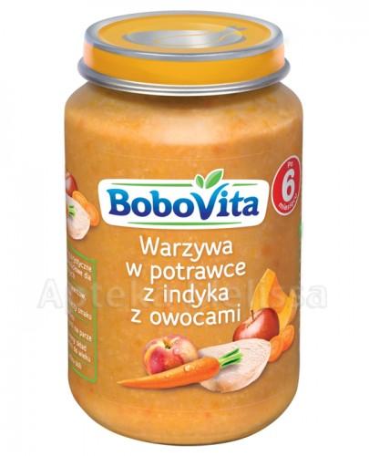 BOBOVITA Warzywa w potrawce z indyka z owocami po 6 m-cu - 190 g - Apteka internetowa Melissa