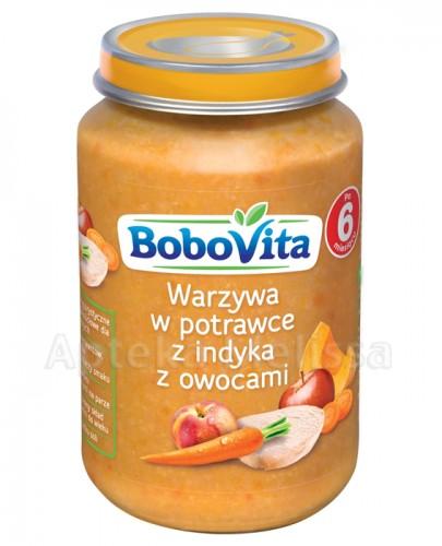  BOBOVITA Warzywa w potrawce z indyka z owocami po 6 m-cu - 190 g - Apteka internetowa Melissa  