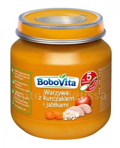 BOBOVITA Warzywa z kurczakiem i jabłkami po 5 m-cu - 125 g - Apteka internetowa Melissa