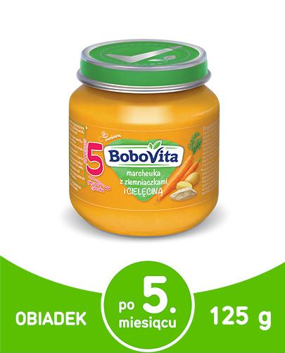 BOBOVITA Marchewka z ziemniaczkami i cielęciną po 5 m-cu - 125 g - Apteka internetowa Melissa