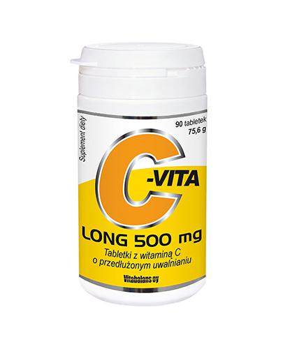  C-Vita Long 500 mg, 90 tabl., cena, wskazania, składniki - Apteka internetowa Melissa  