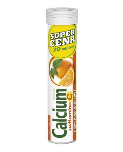  Polski Lek Calcium 300 + witamina C o smaku pomarańczowym - 20 tabl. - cena, opinie, stosowanie - Apteka internetowa Melissa  