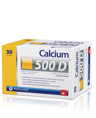 CALCIUM 500 D - 30 sasz. - Apteka internetowa Melissa