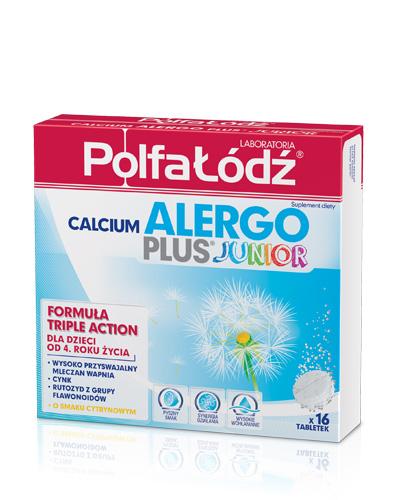 CALCIUM ALERGO PLUS JUNIOR - 16 tabl. mus. - Apteka internetowa Melissa