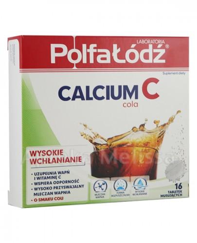 CALCIUM C COLA - 16 tabl. mus. - Apteka internetowa Melissa