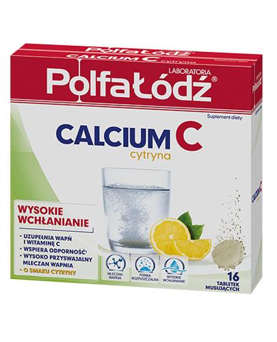 CALCIUM C CYTRYNOWE - 16 tabl. mus. - Apteka internetowa Melissa