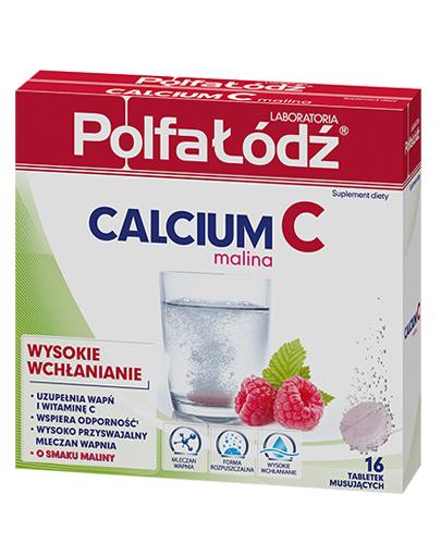  Calcium C Malinowe - 16 tabl. mus. - cena, opinie, wskazania  - Apteka internetowa Melissa  