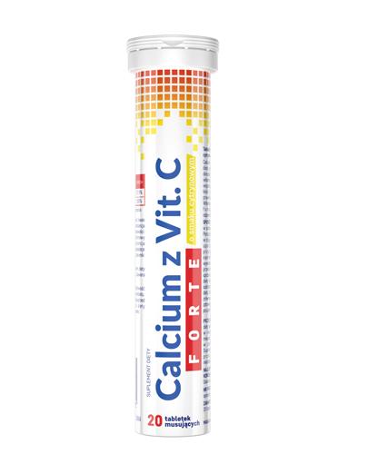 Calcium Z Vit C Forte O Smaku Cytrynowym 20 Tabl Mus