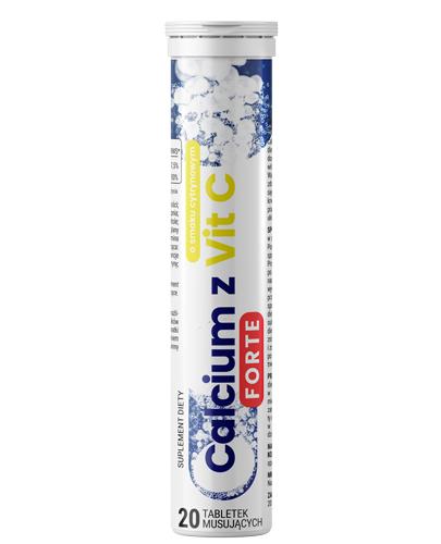  Calcium z Vit C o smaku cytrynowym  - 20 tabl. mus. - cena, opinie, właściwości  - Apteka internetowa Melissa  