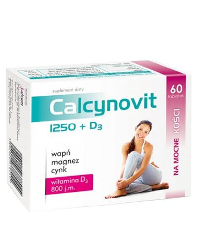CALCYNOVIT 1250 + D3 800 j.m. - 60 tabl. - Drogeria Melissa
