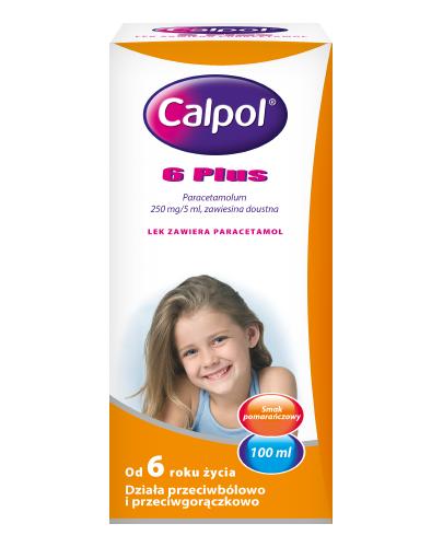 CALPOL 6 PLUS Zawiesina doustna o smaku pomarańczowym,100 ml, przeciwgorączkowo, cena, opinie, wskazania - Apteka internetowa Melissa