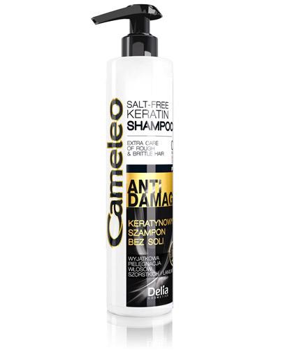 Cameleo Anti Damage Szampon keratynowy do włosów zniszczonych - 250 ml - cena, opinie, stosowanie 
