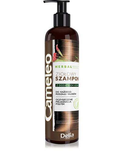  Cameleo Herbal Ziołowy szampon z dodatkiem henny do każdego rodzaju włosów - 250 ml - cena, opinie, właściwości  - Apteka internetowa Melissa  