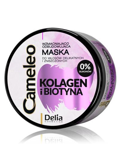  Cameleo Kolagen i biotyna Maska wzmacniająco odbudowująca - 200 ml Do włosów delikatnych i zniszczonych - cena, opinie, stosowanie - Apteka internetowa Melissa  