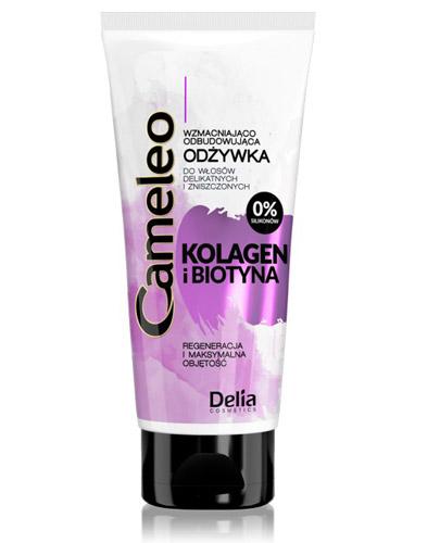 Cameleo Kolagen i biotyna Odżywka wzmacniająco odbudowująca - 200 ml Do włosów delikatnych i zniszczonych - cena, opinie, stosowanie - Apteka internetowa Melissa