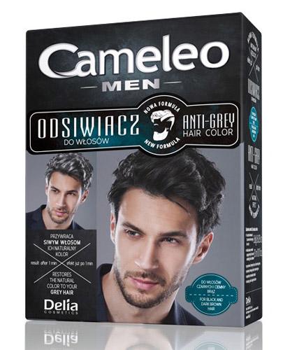  Cameleo Men Odsiwiacz do włosów czarnych i ciemny brąz, 2 x 8 g  - Apteka internetowa Melissa  
