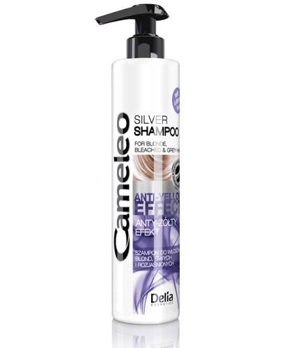 Cameleo Silver Szampon anty-żółty efekt - 250 ml Do włosów rozjaśnianych - cena, opinie, stosowanie - Apteka internetowa Melissa