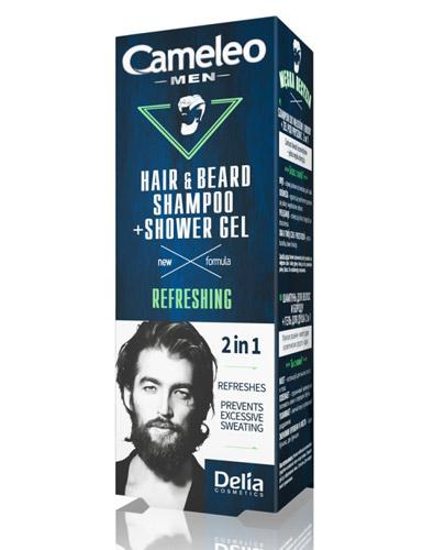  Cameleo Szampon do włosów i brody + Żel pod prysznic 2 w 1 - 150 ml - cena, opinie, stosowanie  - Apteka internetowa Melissa  