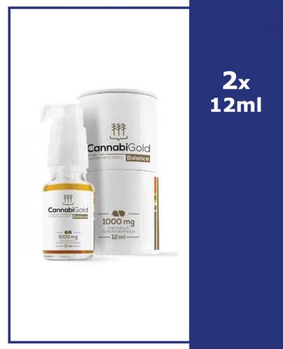 Cannabigold Balance 2x12 ml olejek CBD 1000 mg gwarantowane stężenie - Apteka internetowa Melissa