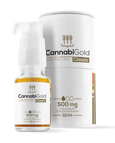 Cannabigold Classic 12 ml olejek CBD 500 mg gwarantowane stężenie - Apteka internetowa Melissa