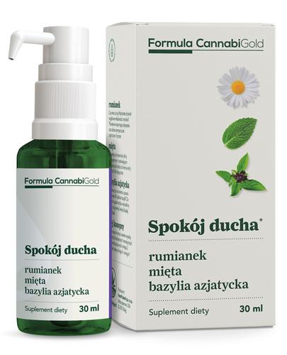 CannabiGold Formula Spokój ducha - 30 ml - cena, opinie, składnik - Apteka internetowa Melissa