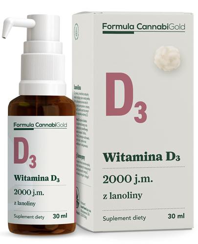 CannabiGold Formula Wit. D3 z lanoliny - 30 ml - cena, opinie, stosowanie - Apteka internetowa Melissa