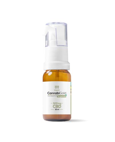 
                                                                          CannabiGold Terpenes+ CBD 500 mg Kannabidiol i terpeny w oleju tłoczonym na zimno z nasion konopi włóknistych - 12 ml - Drogeria Melissa                                              