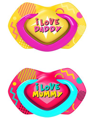 Canpol Babies Neon Love Smoczek silikonowy symetryczny 0 - 6 m 22/652, różowo - żółty - 2 szt. - cena, opinie, stosowanie - Apteka internetowa Melissa  