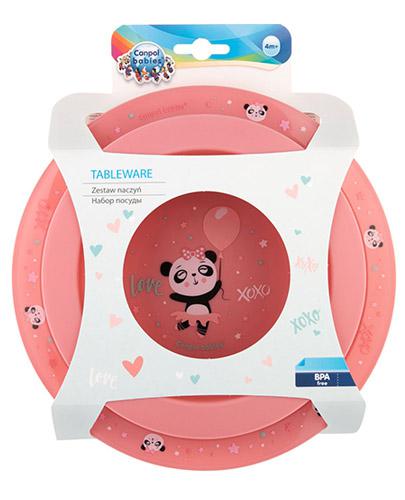  Canpol Babies Tableware Zestaw naczyń 56/523, kolor różowy - 1 szt. - cena, opinie, właściwości - Apteka internetowa Melissa  