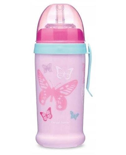 CANPOL BABIES Bidon Butterfly różowy 56/515 350 ml - 1 szt.