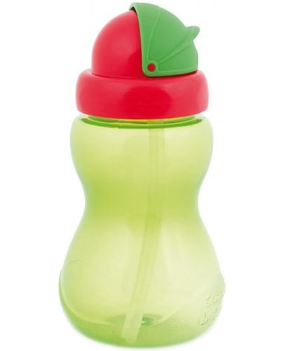 CANPOL BABIES Bidon sportowy z rurką 56/109, kolor zielony - 270 ml