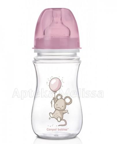 CANPOL EASY START LITTLE CUTIE Antykolkowa butelka szerokootworowa 35/219 3m+ - 240 ml - Apteka internetowa Melissa
