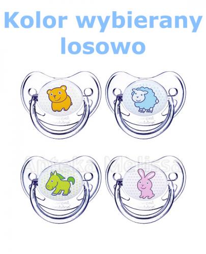 CANPOL Smoczek silikonowy anatomiczny Transparent (18+ m) 22/513 - 1 szt. - Apteka internetowa Melissa