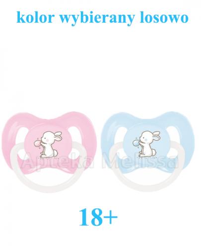  CANPOL BABIES Symetryczny smoczek uspokajający 'Little Cutie' 18m+ - 1 szt. - Apteka internetowa Melissa  