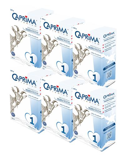  CAPRIMA PREMIUM 1 MLEKO POCZĄTKOWE 0-6 mcy Mleko modyfikowane na bazie mleka koziego, 6 x 300 g, cena, stosowanie, opinie  - Apteka internetowa Melissa  