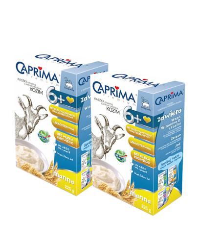 CAPRIMA PREMIUM Kaszka manna z pełnym mlekiem kozim 6+, 2 x 225 g, cena, wskazania, opinie - Apteka internetowa Melissa