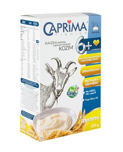 CAPRIMA PREMIUM Kaszka manna z pełnym mlekiem kozim 6+ - 225 g - Apteka internetowa Melissa