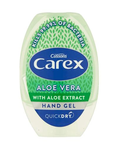 CAREX Antybakteryjny żel do rąk w tubce Aloe Vera, czyści bez użycia wody, 50 ml